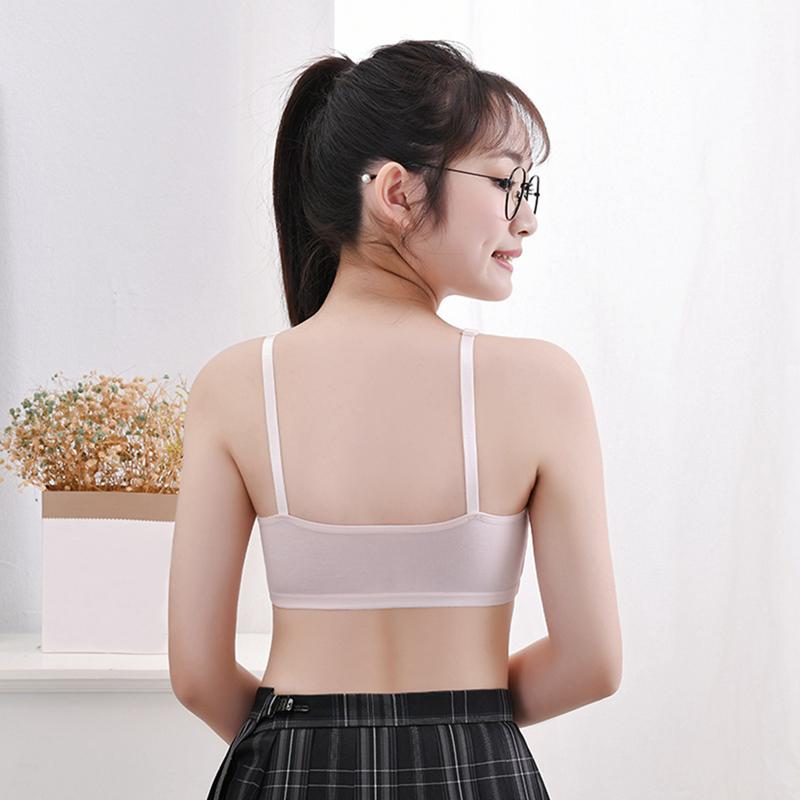 Young Girl's Bra Student Underwear Adjustable Shoulder Straps Teenage Bra