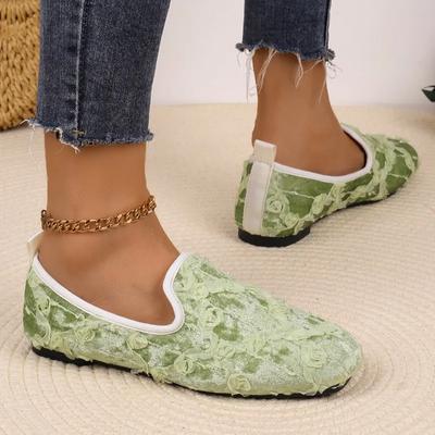 Женская обувь 2025 Высокое качество Слипоны Женские балетки Большой размер Повседневные балетки Женские Круглый носок Мягкая подошва Уличная женская обувь