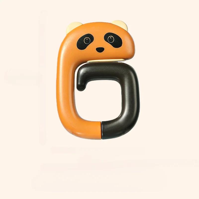 Cute Bag Hook Cartoon Table Side Bag Rack Folding Bag Hook Hanger Handbag Holders Foldable Table Hook Office Desk Accessories