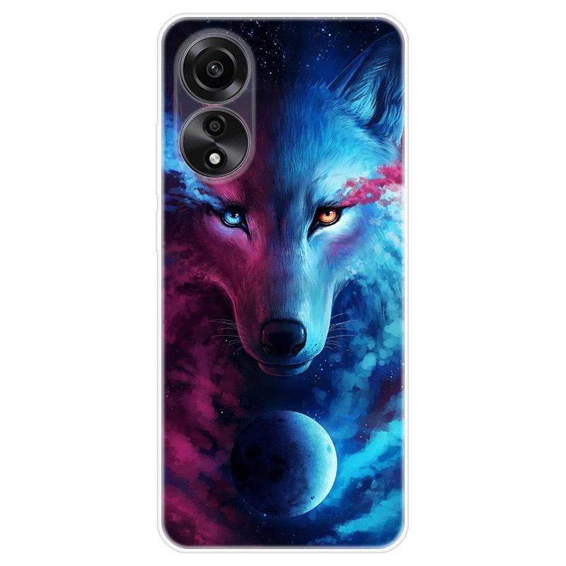 Для OPPO A58 A 58 4G чехол Мягкая силиконовая задняя крышка Мультяшный чехол для телефона Разнообразие