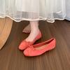 Fashion Bailamos New Women Flat Shoes Fashion Shallow Slip On Ladies Elegant Ballerinas Shoes Soft Flat Heel Round Toe Boat Shoes