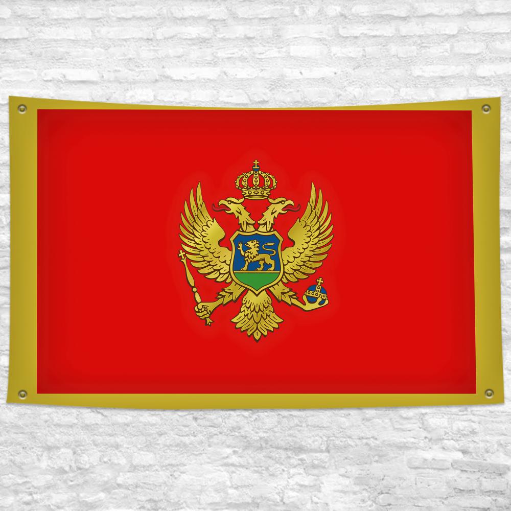 Classic Montenegro FLAG Flags Vintage Aesthetic Wall Hanging Banner for Bedroom Living Room Cozy