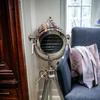 Royal Master Replica Handmade Spotlight Searchlight Industrial Chrome Big Tripod Nautical Floor Lamp Large Corner Home Decor Accent