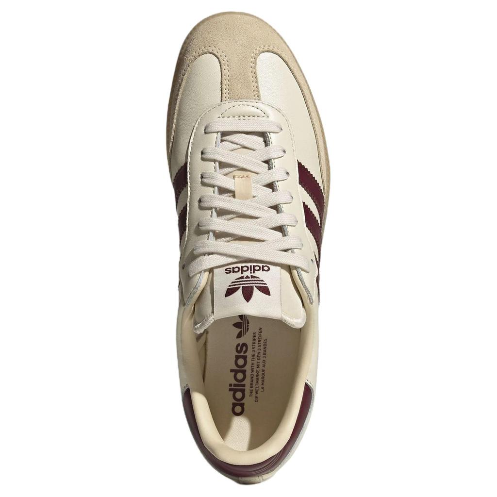adidas Мужские кроссовки Samba OG Wonder White Shadow Red Gum, кремовый цвет, модель JS3830