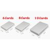 Credit Card Case Wallet Men Women Business Multifunction Slim Wallet Stainless Steel Card Holder 6 Cards 8 Cards 10 Cards
