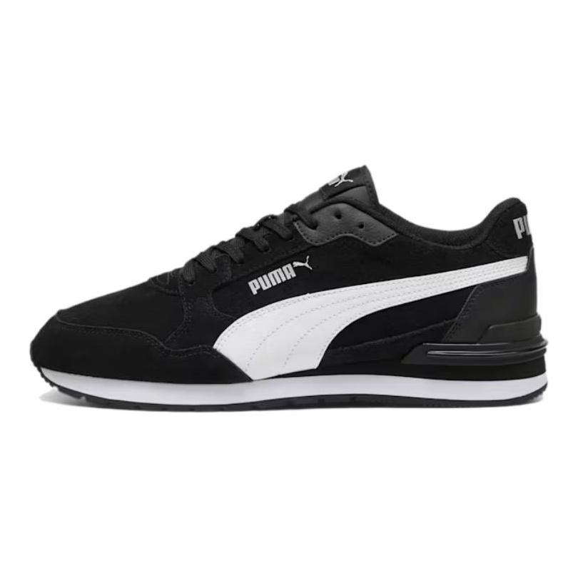 Puma Унисекс Черно-белые Повседневные кроссовки St Runner V4 Низкие 399665-01