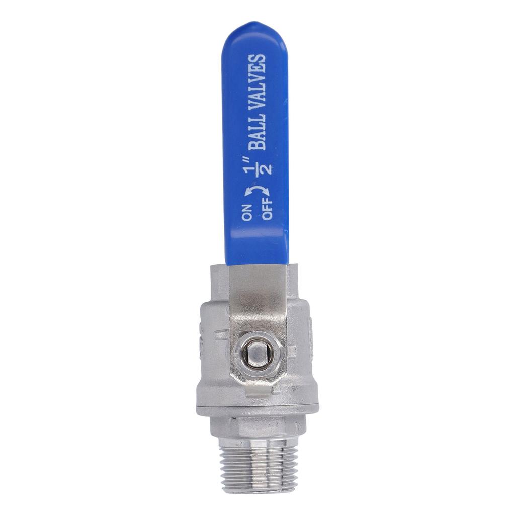 1 2in Male Female Thread NPT Ball Valve Stainless Steel 24mm Outer Diameter Water Shut Off Ball Valve 1000WOG