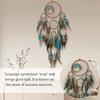 1pc 6 Rings Tree of Life Dreamcatcher, Hand-woven Multi-ring Feather Wind Chimes Home Ornaments, Hanging Pendants, Wall Art,