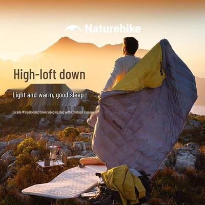 Пуховый спальный мешок-конверт Naturehike CW400