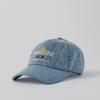 Human & Cat SUNSHINE WASHED DENIM BALL CAP / BLUE