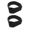 Wumio Velcro Fastening Belts, Set of 2, 3.8cm Wide X 43cm Long, Cargo Tie-Down, Secures, Bands with Buckles, Durable, Bicycle, Motorcycle, Hem Fastene