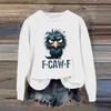 Women's Fashion Casual Long Sleeve Loose  Printed Sweatshirt