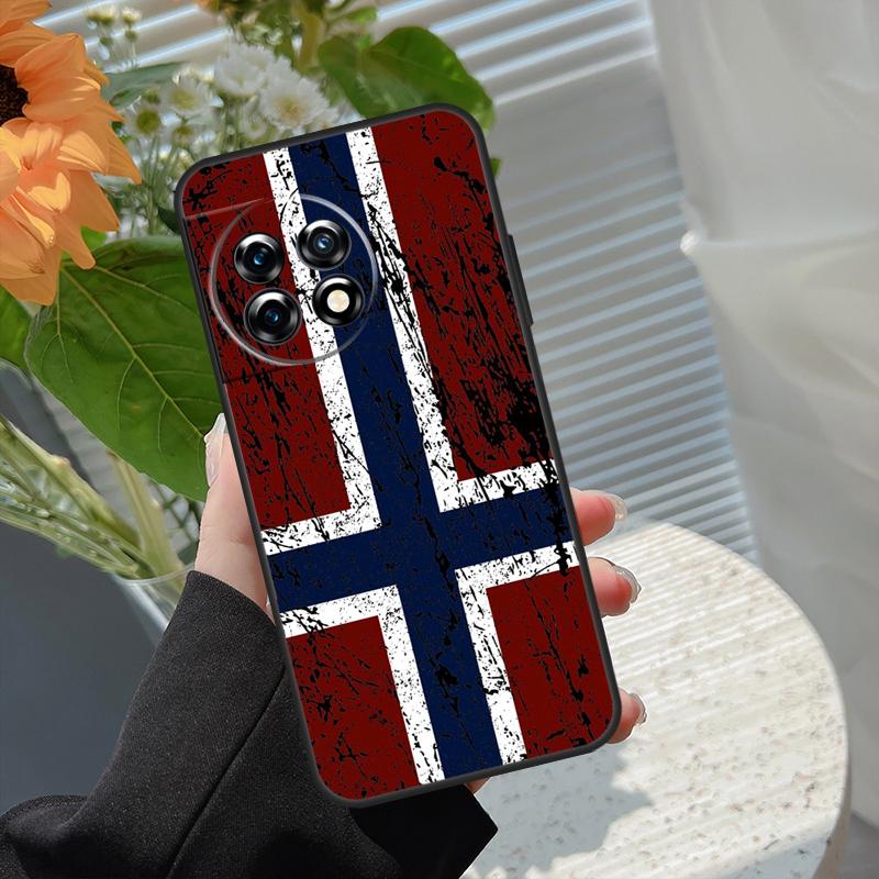 Чехол Флаг Норвегии для OnePlus 15R 15 13R 12R 10R 13 13T 12 11 10 10T 8T Nord CE 5 2 3 4 Lite N20 N30