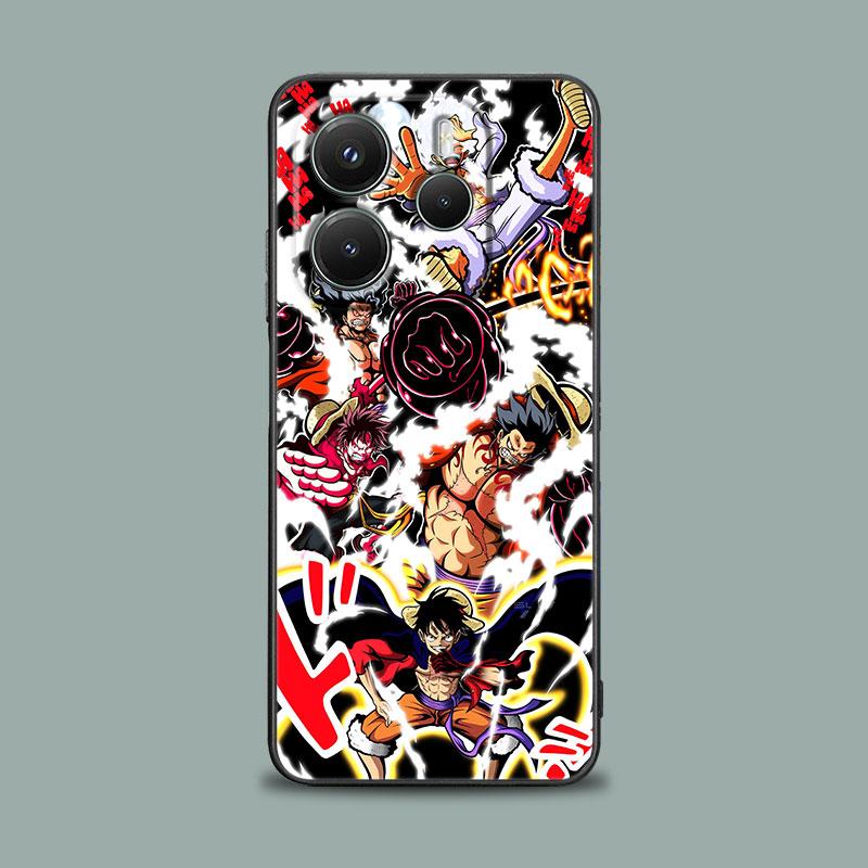 One Luffy Pieces Yamato Cartoon Case For Xiaomi Redmi Note 15 14 13 12 11 10 Pro Plus 5G For Redmi 15 C 14C 13C 12C Phone Cover
