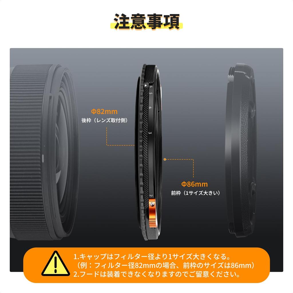 Concept 58mm Variable ND Filter CPL Filter 2 In 1 Dual Function Filter 28 Layer Nano Coating On Both Sides Waterproof and Oil Repellent Scratch