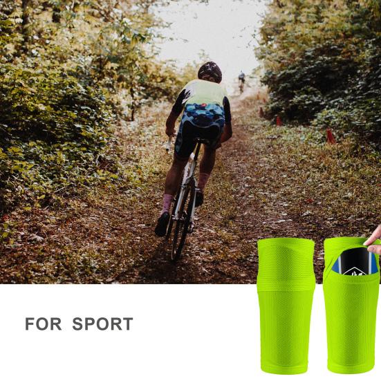 1 пара футбольных рукавов для защиты голени, высокая эластичность, бесшовные, нескользящие, ударопрочные, взрослые, подростки, футбольные носки, экипировка для спорта на открытом воздухе