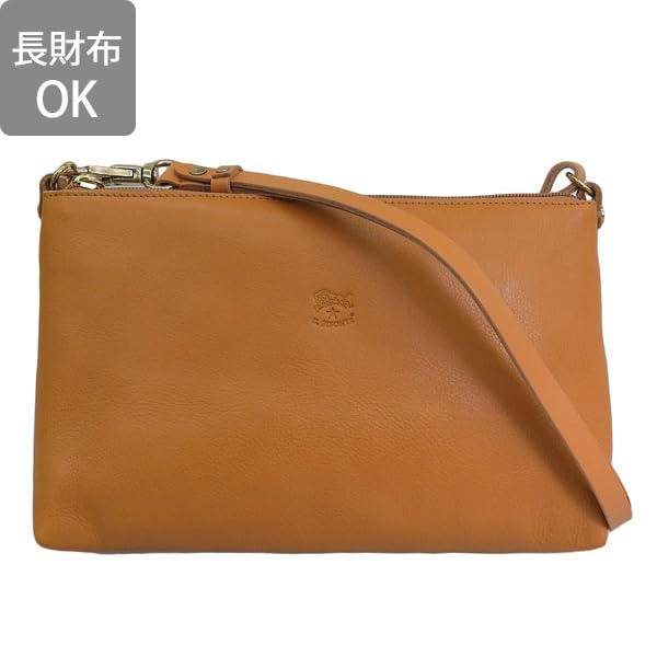 Bag Shoulder Bag Leather Orange BSH092PV0001OR177B IL BISONTE [IL BISONTE] Women's [Item]