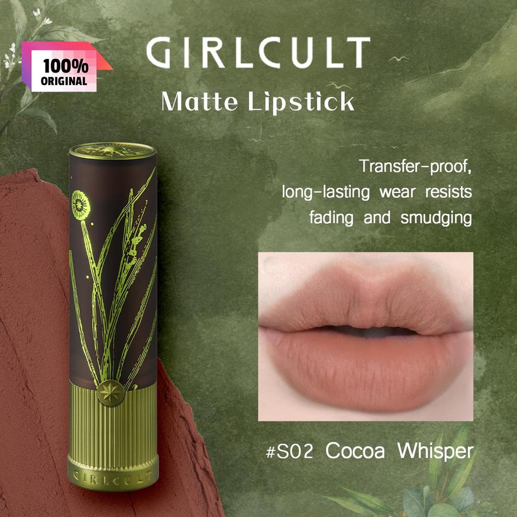 girlcult Матовая помада 3,5 г/0,12 унции (7 вариантов цвета)