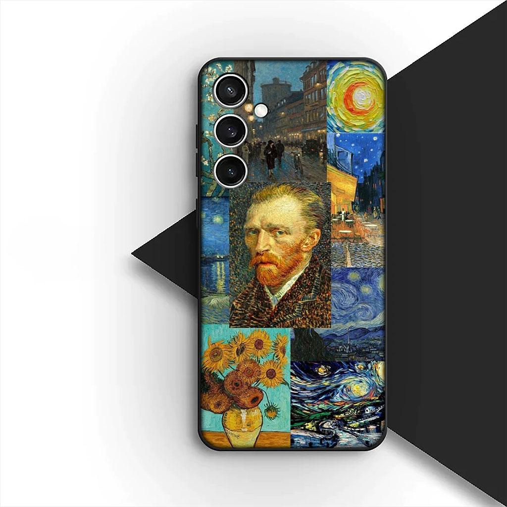 Чехол для телефона Starry Night Gogh Painting для Samsung Galaxy A35 A36 A55 A26 A05 A06 A14 A50 A51 A53 A54 A12 A13 A23