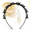 Multi-layer Hollow Woven Headband Girl Bangs Clip Hair Band