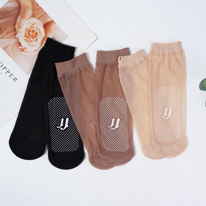 Women's Ultra-thin Socks Female Transparent Breathable Socks Silk Sheer Elastic Sock