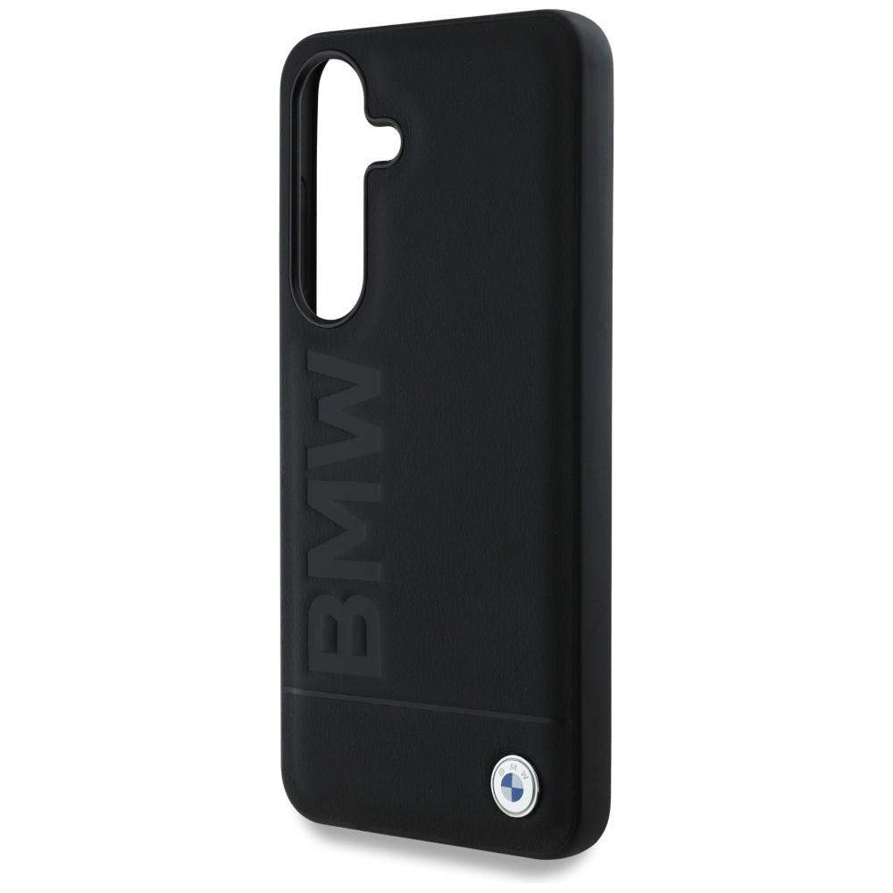 Etui do Samsung Galaxy S25 BMW Skórzane Czarne