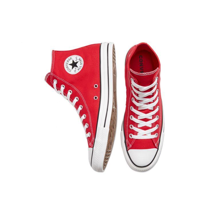 Converse Chuck Taylor All Star High Smiley - Университетские красные кроссовки унисекс, черные, белые 167069F
