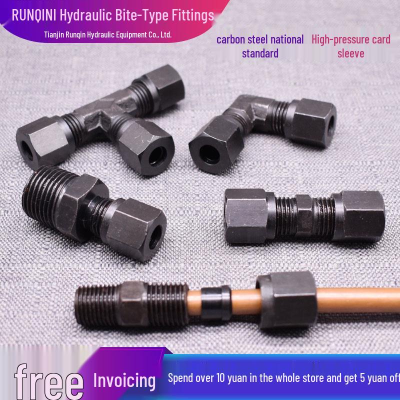 Гидравлическая муфта из углеродистой стали для фитинга медной трубы – Прямые размеры: 2/3/4/6 точек и 10-22 мм