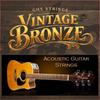 Ghs Струны для акустической гитары VINTAGE BRONZE, Light, 12-54, VN-L