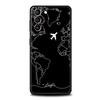 Fashion Planes World Map Travel Soft Phone Case For Samsung Galaxy S24 S23 S22 S20 Ultra S21 FE 5G S10 S9 Plus S10E S8 20 Cover