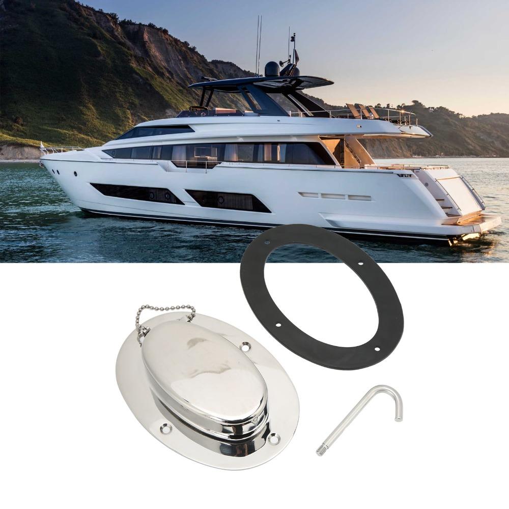 Oval Hawse Pipe Chain Deck Pipe 304 Stainless Steel Hinged Chain Deck Pipe Marine Use