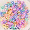 50Pcs 3D Mini Flower Lotus Rose Flatback Planar Resin Accessories DIY Craft Phone Patches Arts Material