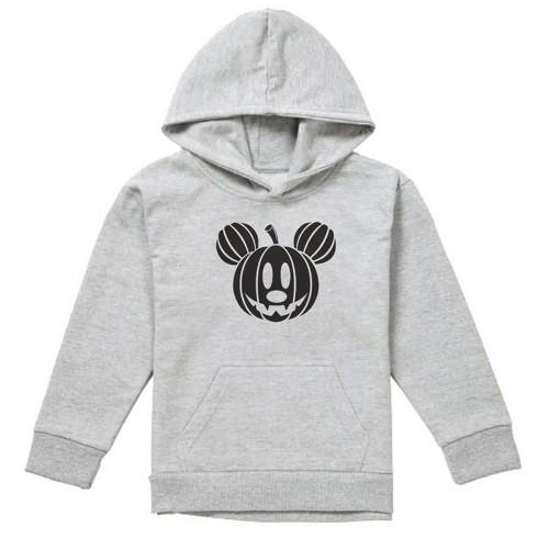 Disney Childrens/Kids Mickey Mouse Pumpkin Head Heather Hoodie