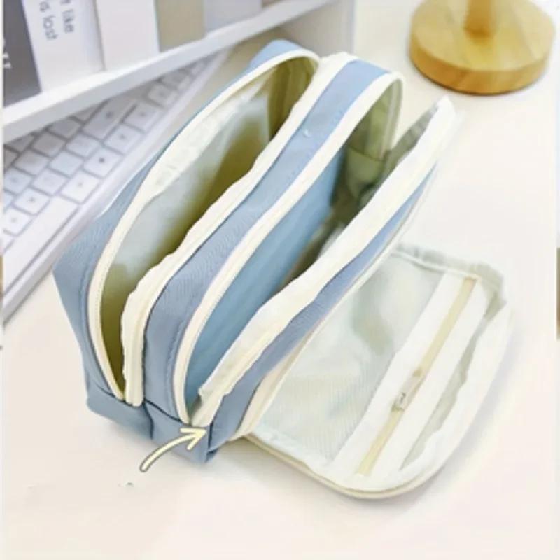 1 шт. - Многофункциональный пенал большой вместимости в японском стиле, высокой ценности, и ручки в коробке, принадлежности для хранения и письма