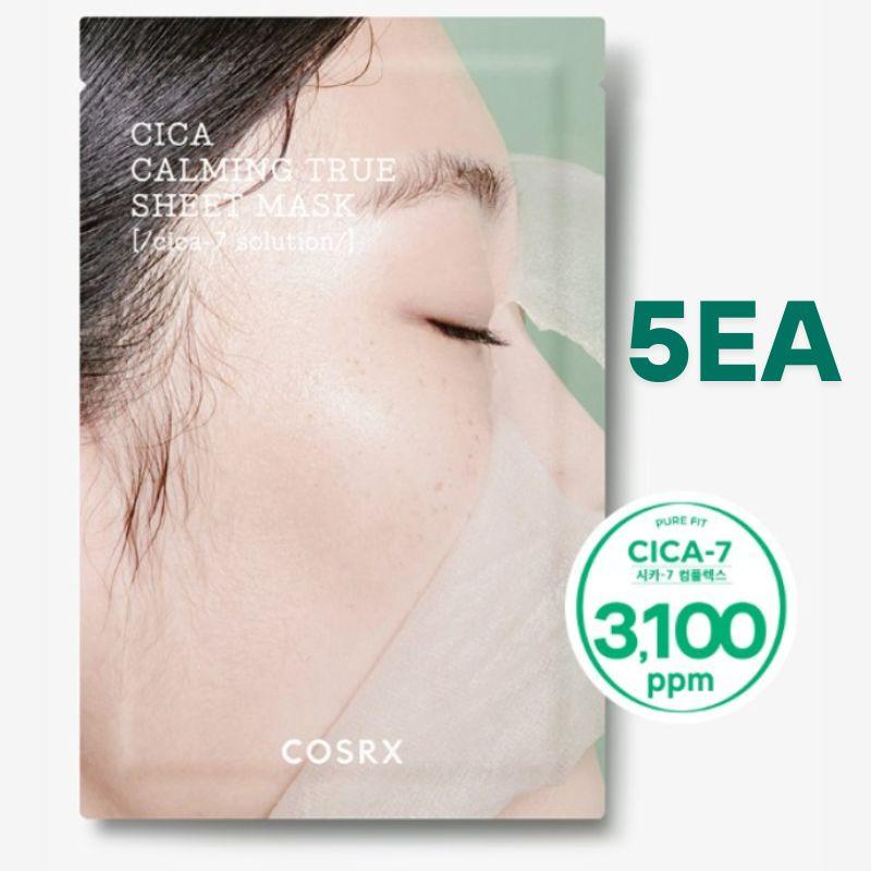 COSRX Pure Fit Cica Calming True Sheet Mask (1 Sheet × 5ea)
