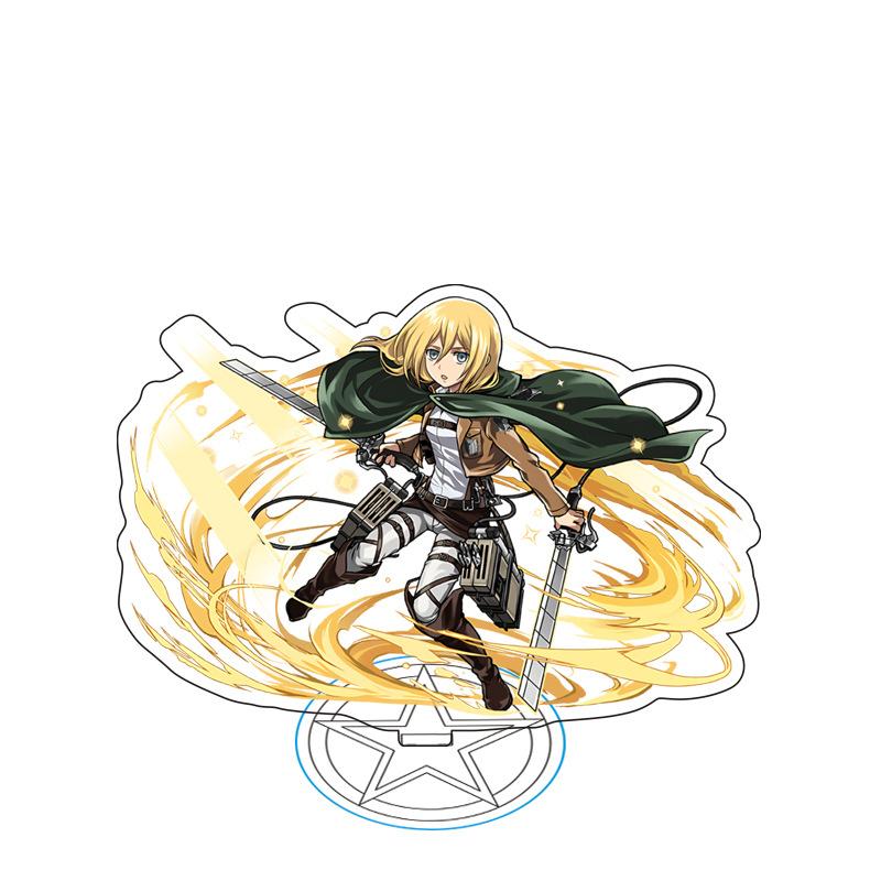 15cm Anime Attack On Titan Acrylic Stand Action Figure Toy Cartoon Figures Desktop Home Decoration