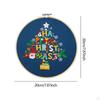 Christmas Embroidery Kit for Adults Craft Set Starters DIY Handwork Portable Art Hand
