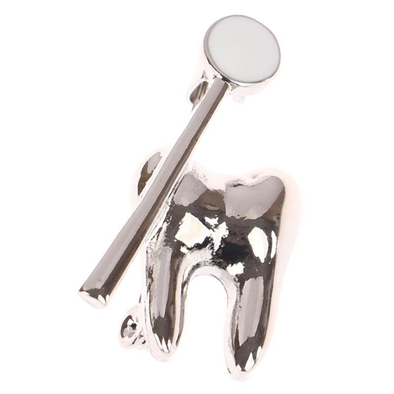 Медицинская брошь в форме зуба, булавка для медсестры, классический бейдж, ювелирный подарок