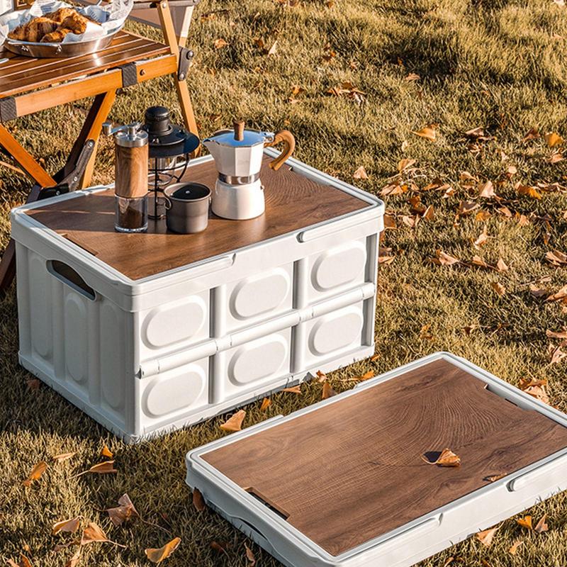 Открытый кемпинг складной ящик для хранения ящик многоцелевой ящик для хранения для кухни кемпинга патио и автомобиля складной портативный ящик для хранения