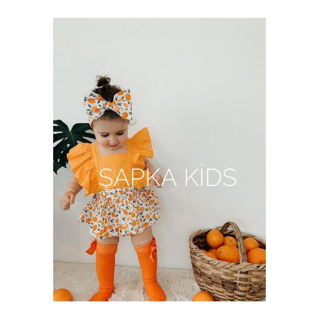 Комплект банданы Baby Baby с клубничным узором Salopet