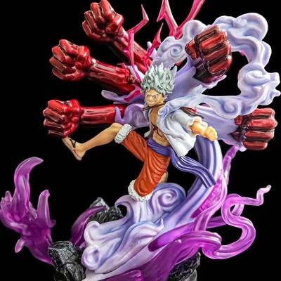 Аниме One Piece Рисунок Луффи Шестерня 5 Фигурка Бога Солнца Луффи Ника ПВХ Фигурка Статуя Коллекционная Модель Куклы Игрушки