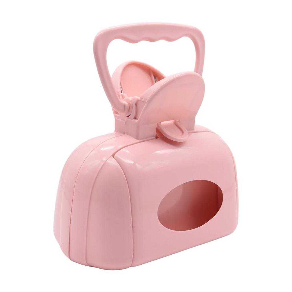 Pet Poop Scooper: Long Handle, Portable Dog Waste Picker for Outdoor Walks