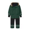 Детская мода Уличный Водонепроницаемый На флисовой подкладке Утепленный Теплый Детский Цельный Лыжный Костюм для Мальчиков и Девочек