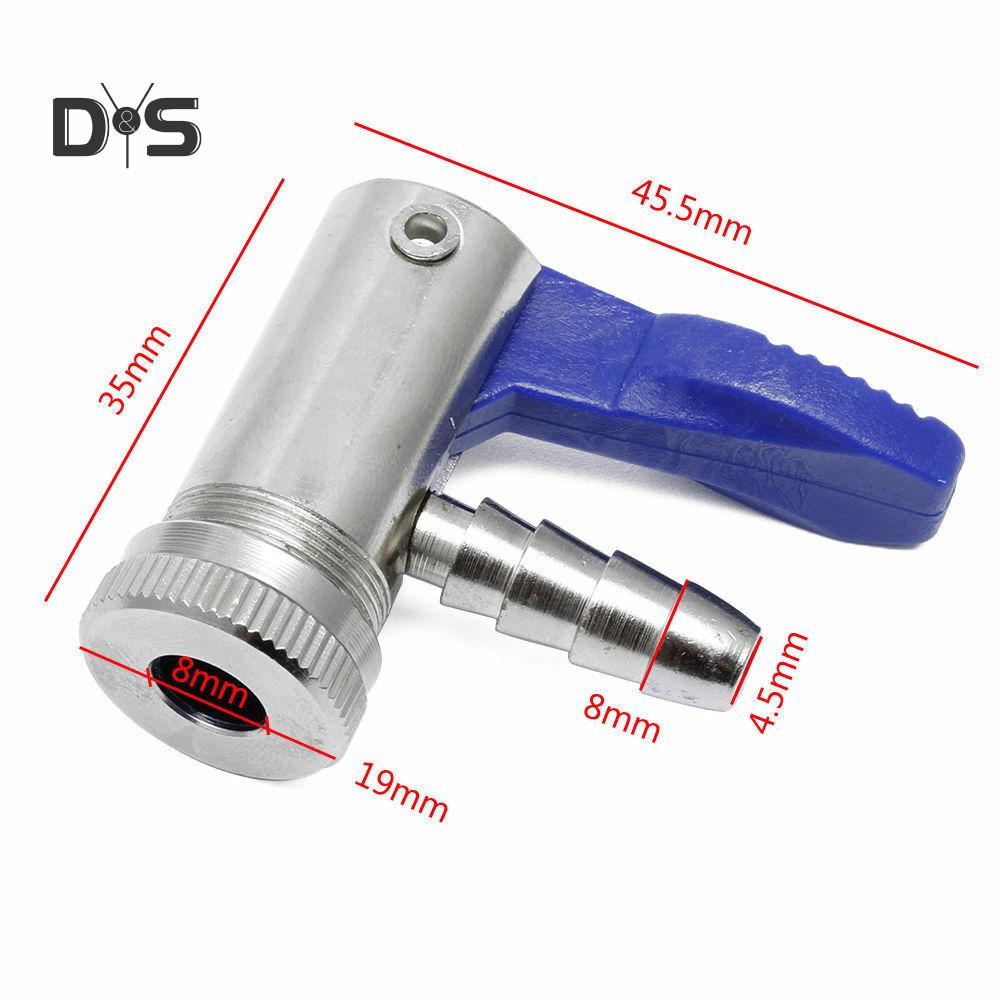 Super Wind Car MotorBicycle Tyre Tire Inflator Air Pump Valve Chuck Connector