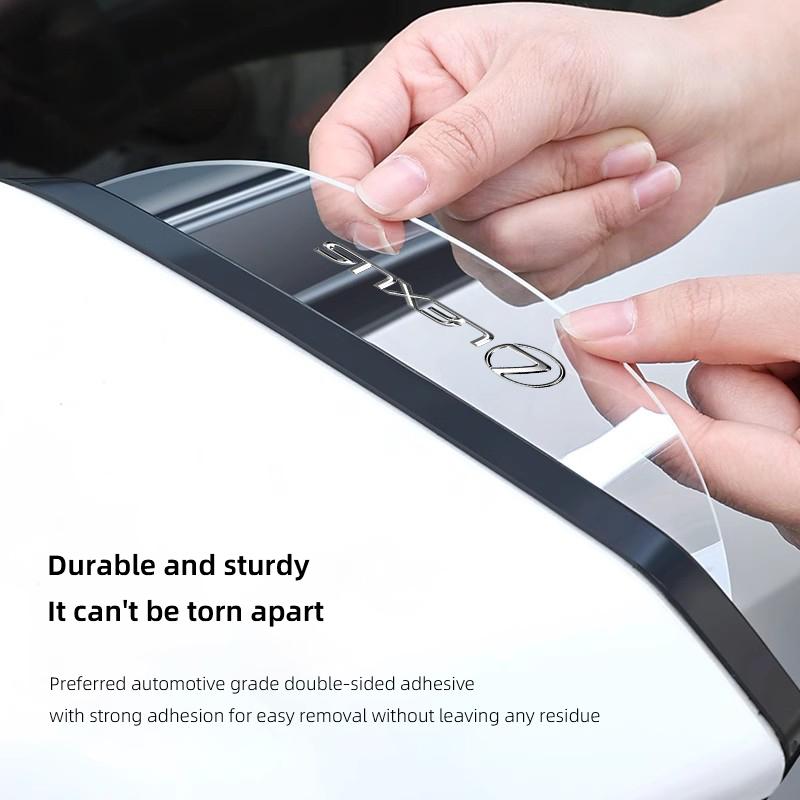 AIR1 2Pcs Car Rearview Mirror Block Rainwater Eyebrow Accessories For Lexus F SPORT ES RX NX LS UX LM LX GX LC RZ IS CT GS RC HS SC