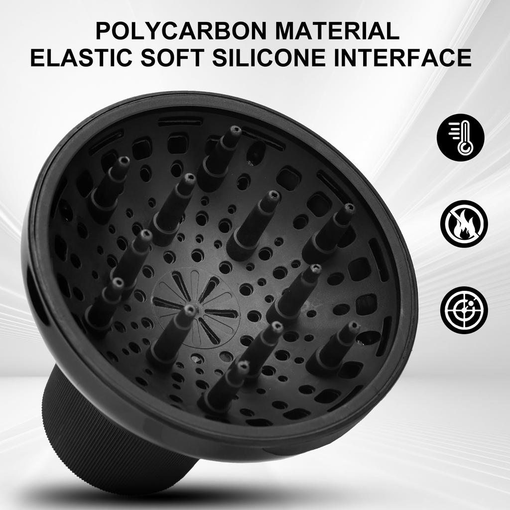 Парикмахерская Фен Диффузор Крышка Термостойкая Парикмахерская Вьющаяся Укладка Уход За Волосами Салон Универсальная версия Инструменты