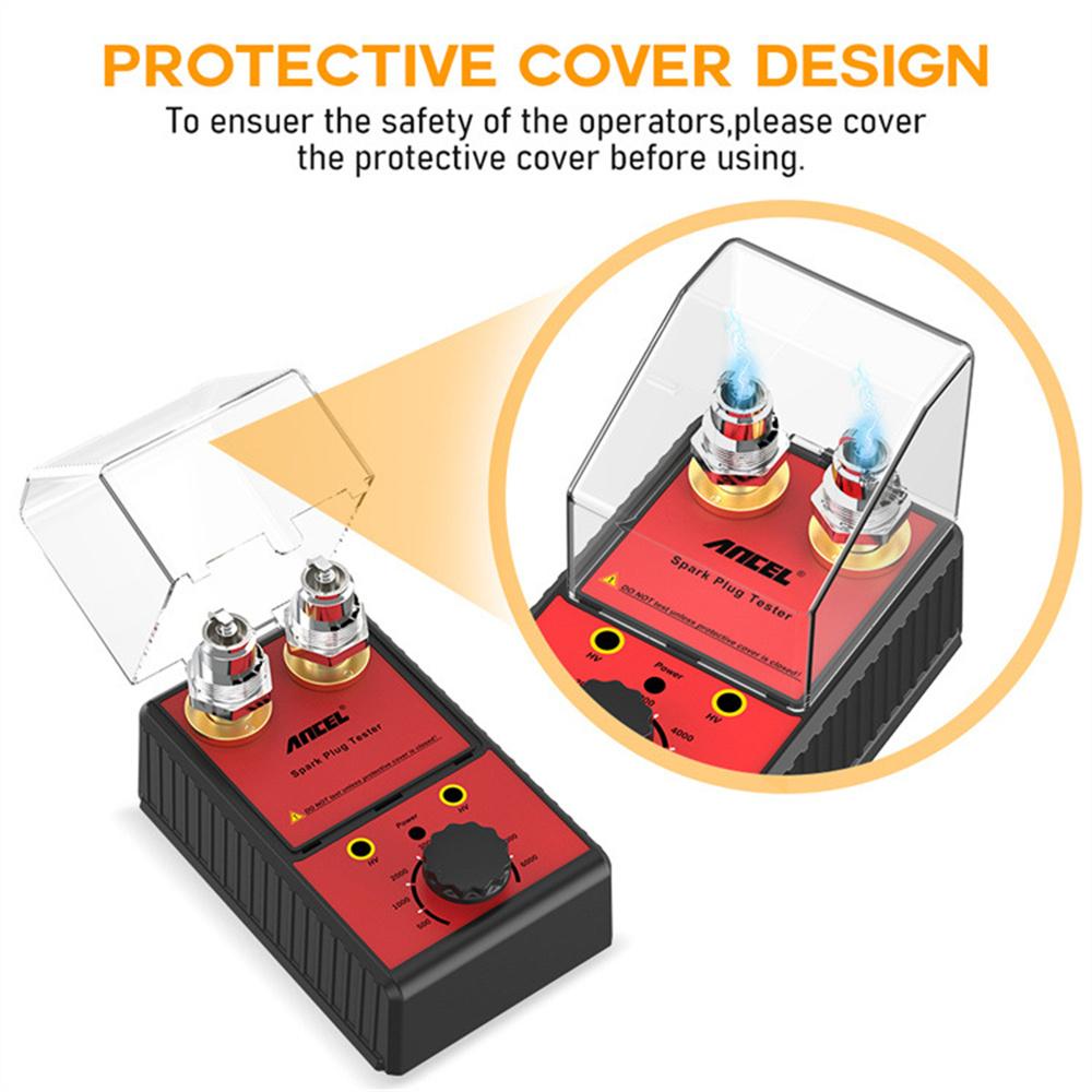 Профессиональный автомобильный тестер свечей зажигания, тестеры свечей зажигания 220 В 110 В, анализатор с двумя отверстиями, автомобильный диагностический инструмент