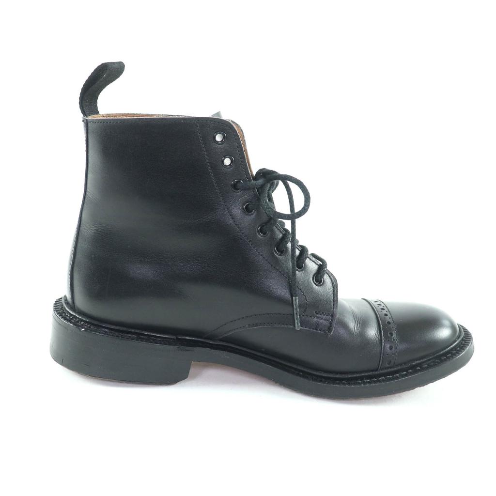 Отличные короткие ботинки Tricker's черная кожа Женские 5 Б/у