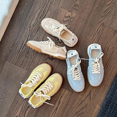 Дом дяди имеет то же место балетные тренировочные туфли женские туфли 2025 весна и лето дышащие повседневные спортивные универсальные белые туфли