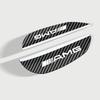 2pcs Carbon Fiber Car Rearview Mirror Rain Eyebrow Sticker For Mercedes Benz AMG W203 A180 A200 B180 W213 W212 W204 W205 W211 AS0